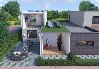 Ipressie doorsnede woning Watering