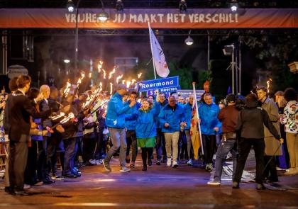 Finish bevrijdingsestafettevuur 2024